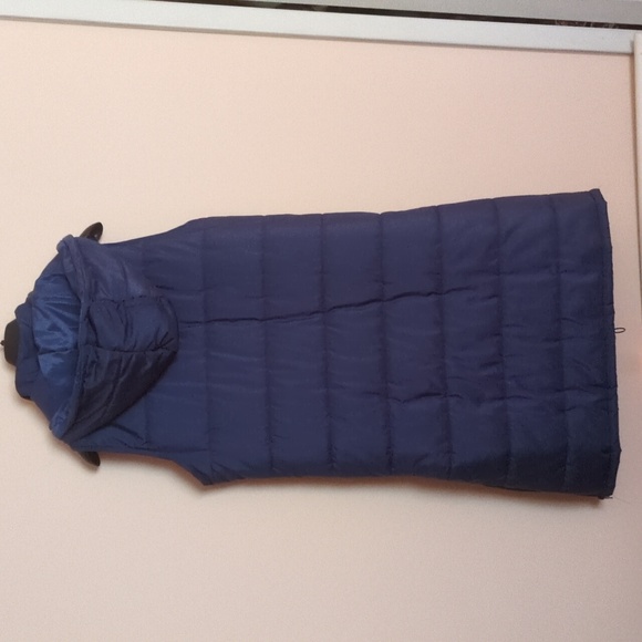 Blue long padded vest - Picture 2 of 2